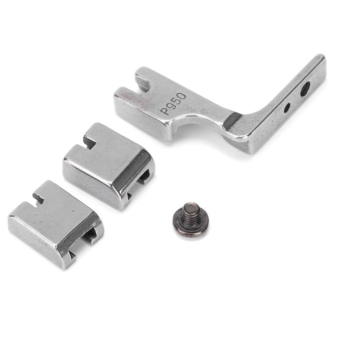 2 Jeu Pied Fronceur P950 Machine à Coudre Industrielle Tout Métal Accessoire Pied Presseur gray