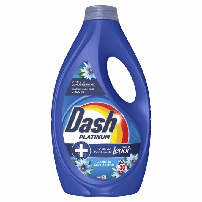 Dash Vloeibaar Wasmiddel Zeebries 30 Wasbeurten - 1350 ml
