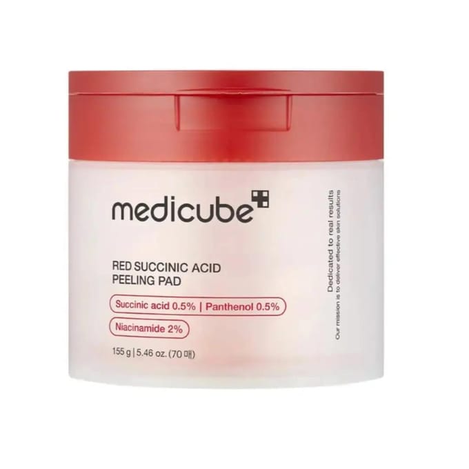 medicube - Red Succinic Acid Peeling Pad - Tonerpads