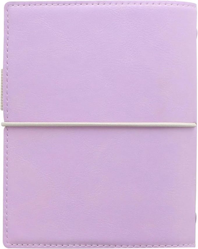 Pocket Organizer - Agenda Planner - Dagelijkse Planning - Soft Kunstleer - 81x120mm - Orchidee