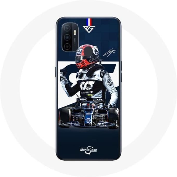 Coque - Formule 1 - Oppo A53 - Max Verstappen - Bleu - Rigide bleu