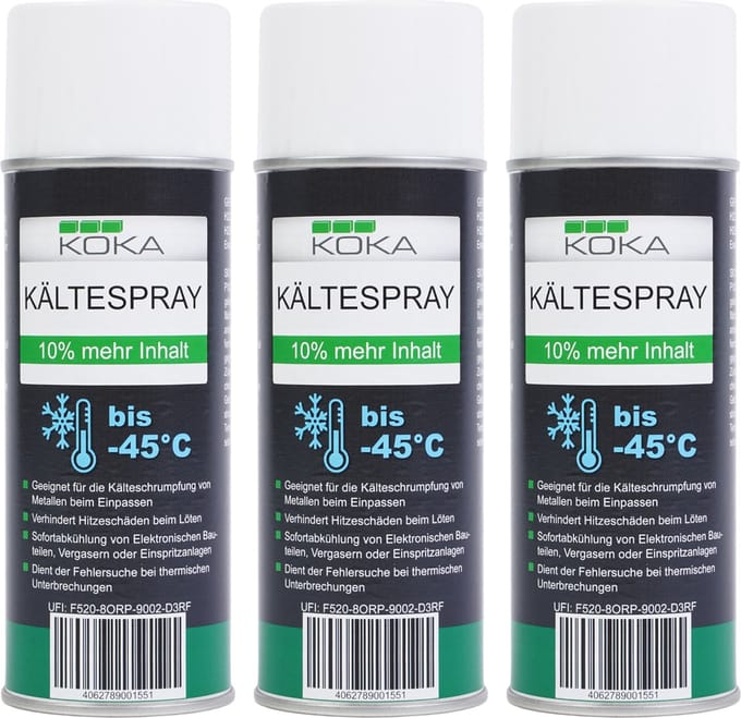 KOKA 3x koudespray tot -45Â°C