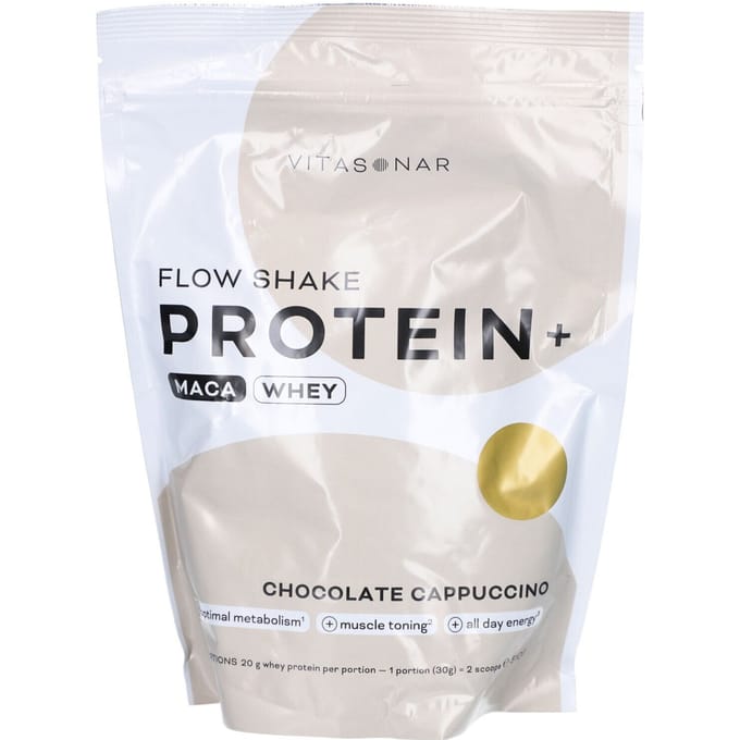 Vitasonar Flow Shake Protein+ - Whey & Maca - Chocolate Cappuccino - 510g