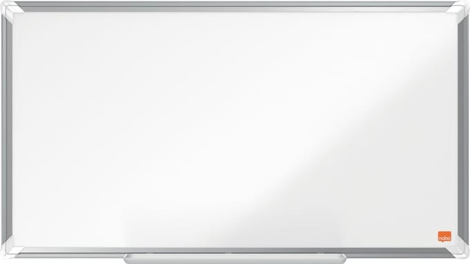 Nobo Premium Plus Widescreen Magnetisch Whiteboard Staal - Met Pennengoot - Inclusief Whiteboard Marker - 710x400mm