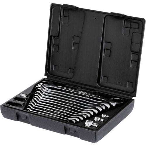 KS Tools 503.4266 Ring-steeksleutelset 16-delig Sleutelbreedte (metrisch) 19 mm