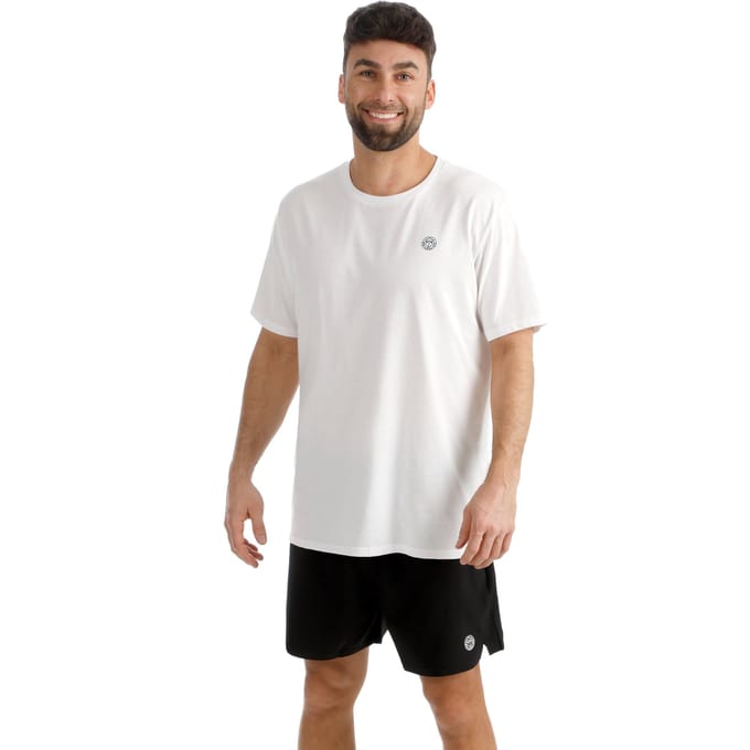 BIDI BADU Crew 2.0 Chill T-shirt Heren-wit