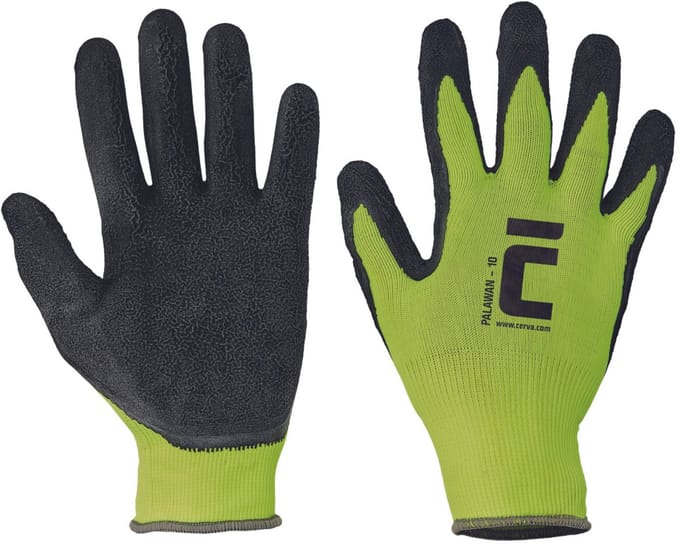 Cerva Werkhandschoen Palawan - Handschoenen - Geel Size 10