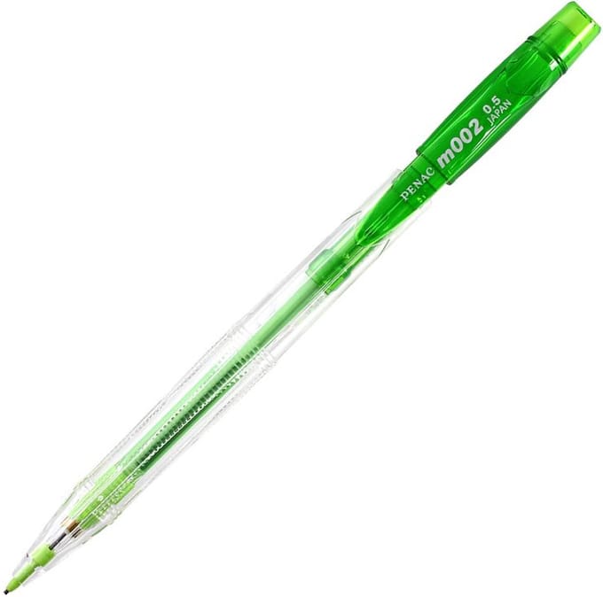 Penac M002 - Mechanical pencil - Transparant Groen - 0.5 mm Vulpotlood