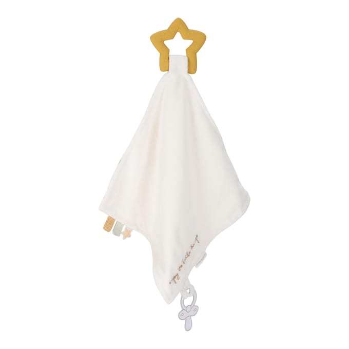Little Dutch Newborn Naturals Knuffeldoekje met Bijtring