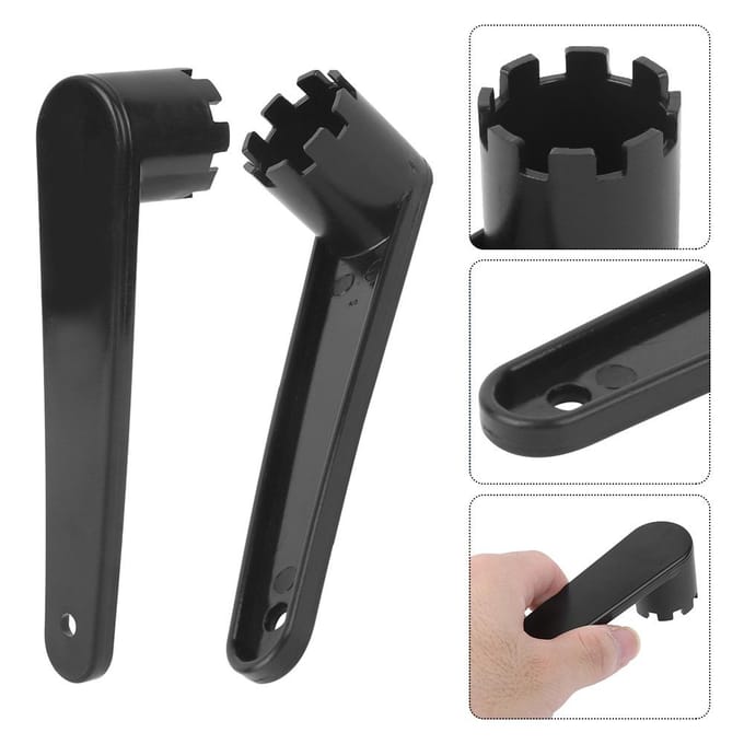 2 stuks rubberboot luchtklepsleutel kanoën opblaasklep drijvend schip accessoires rubberboot black