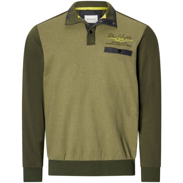 Babista herren Sweatshirt - 52/54 - olijf - Plus Size