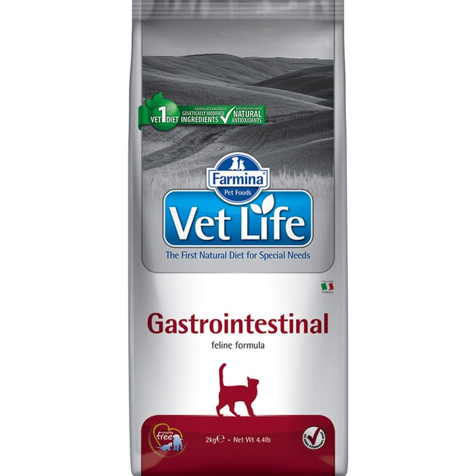 3x2kg Farmina Vet Life Cat Gastro-Intestinal Droog Kattenvoer