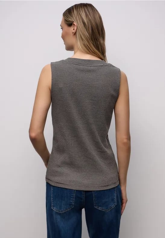 Gestreepte basic top