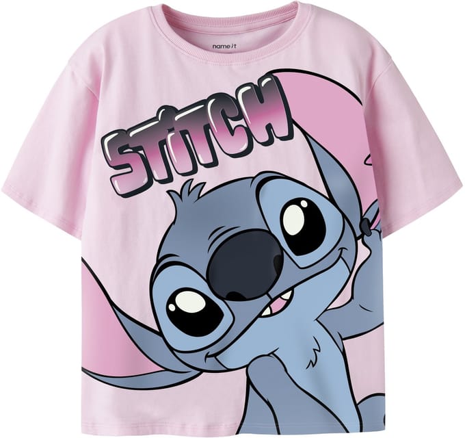 NAME IT - NKFMORISSINA STITCH SS NREG TOP WDI - Meisjes - T-shirts