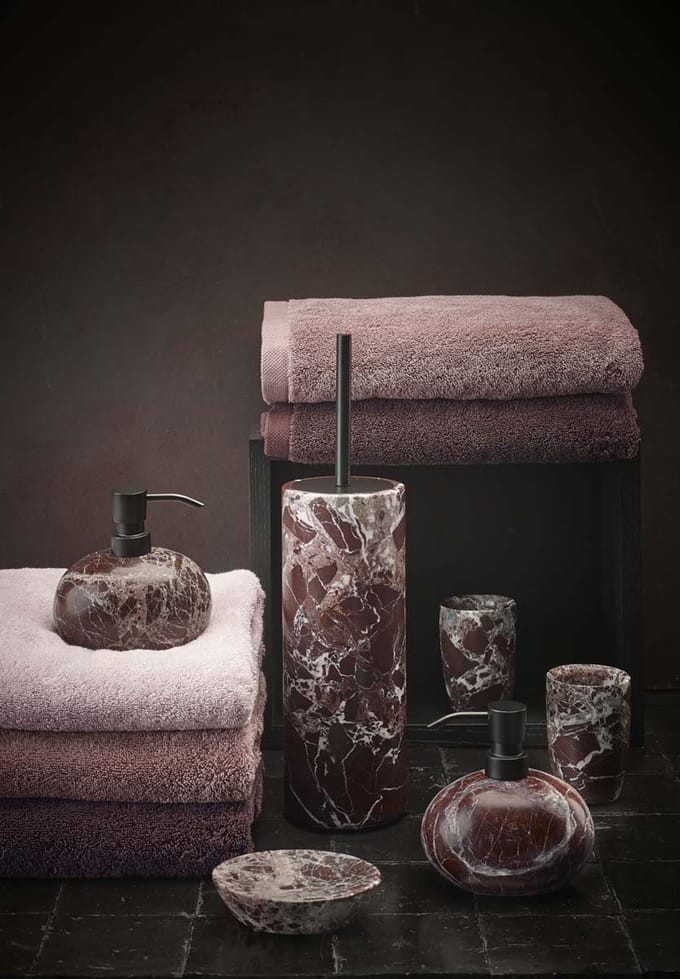 Mundo Toiletborstel Rosso | Rood | Natuursteen