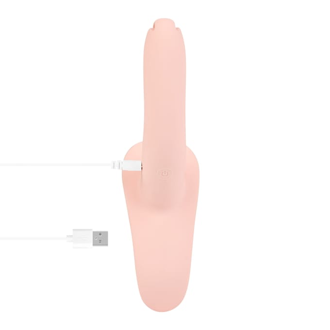 Strap-On-Panty met dubbele vibrator, maat S, 23 cm