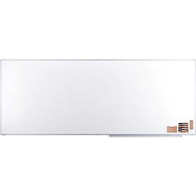 Legamaster Whiteboard PROFESSIONAL (b x h) 300 cm x 120 cm Wit Geëmailleerd Incl. opbergbakje, Incl. boardmarker