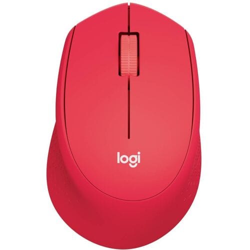 Logitech M330 Silent Plus Muis Radiografisch Optisch Rood 3 Toetsen 1000 dpi