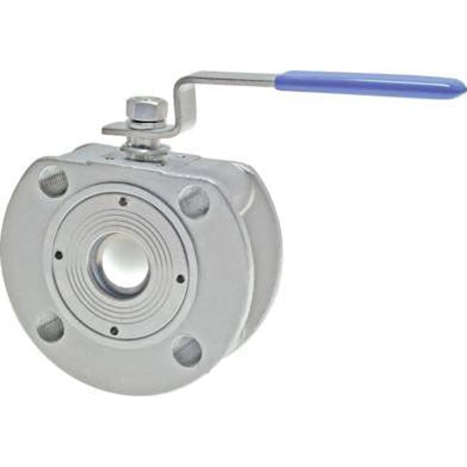 DN 32 PN 40 Rvs 1.4408 2-Weg Compact Flens Kogelkraan - BL2SH-AMF-SD-32-40