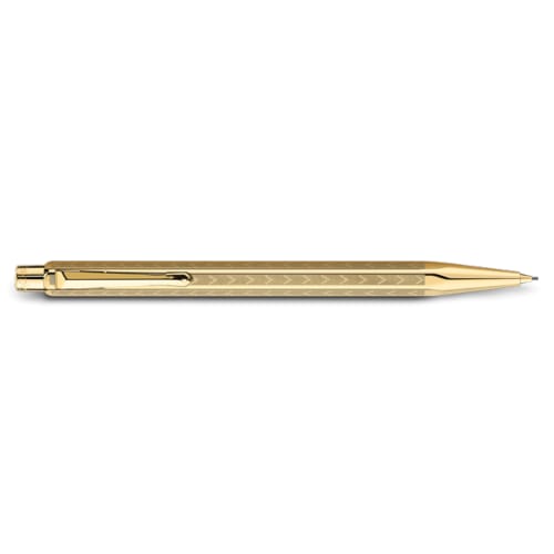 Caran d'ache ecridor vulpotlood 0,7 mm chevron, verguld