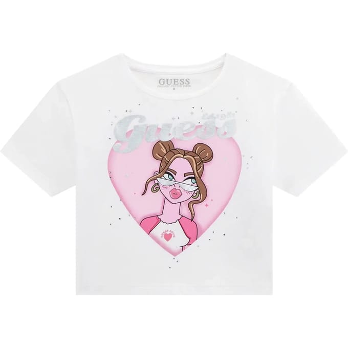 Gewassen kinder-T-shirt Guess