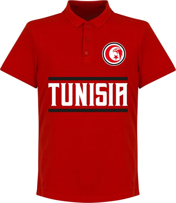 Tunesië Team Polo Shirt - Rood - L