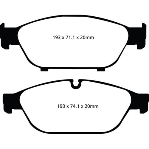 Remblokkenset, schijfrem EBC BRAKES DP42086R