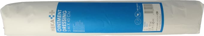 Heka Ointment dressing/Engels pluksel 5m x 45cm 1 Stuks