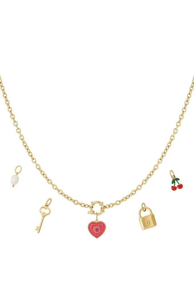 Goudlief Hart DIY ketting - Roestvrij staal - Verkleurt niet