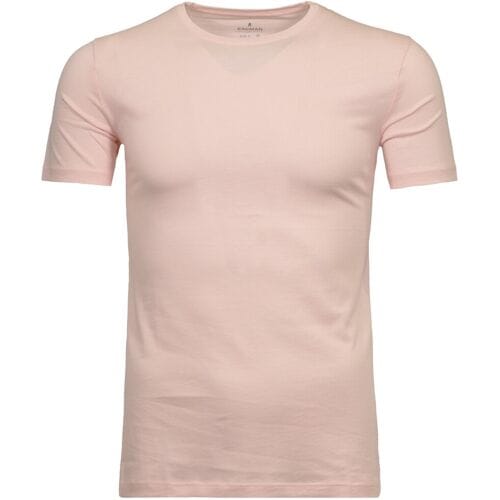 Ragman T-Shirt Round Neck Uni Bodyfit Rosé / male