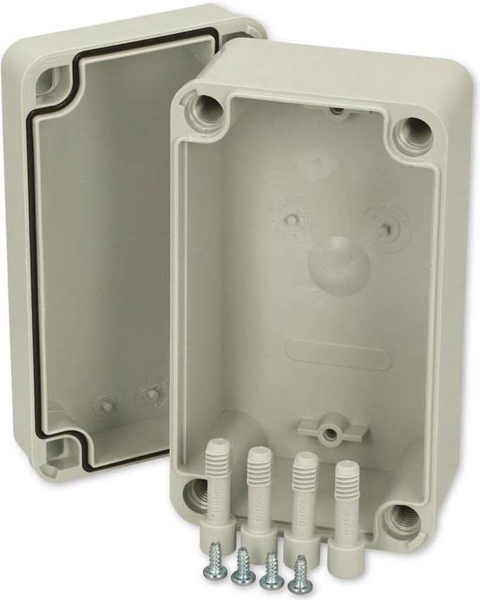 Fibox ABS C 65 G Installatiebehuizing 140 x 80 x 65 ABS Grijs-wit (RAL 7035) 1 stuk(s)