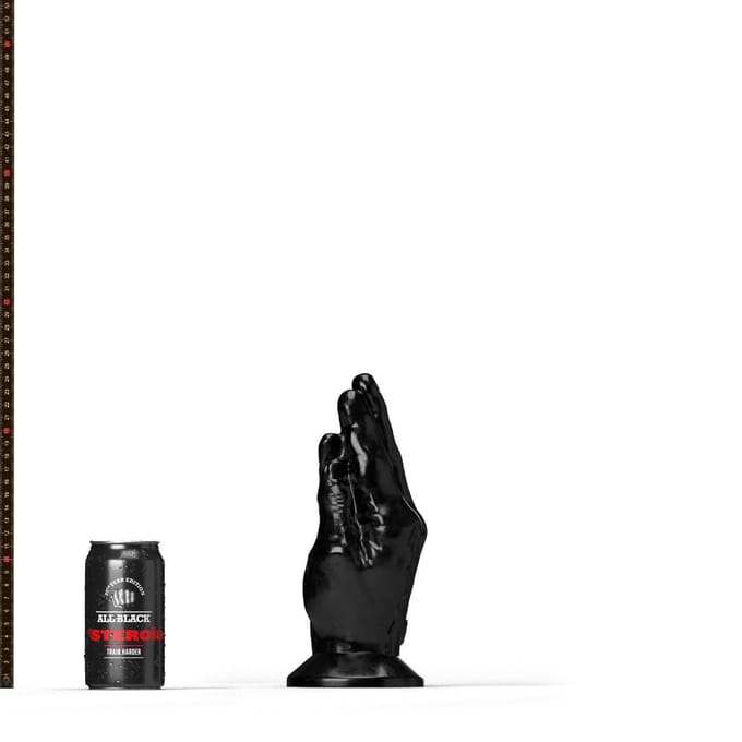 All Black Steroïd - Good Game - Dildo - 23,5 x 10 cm - zwart