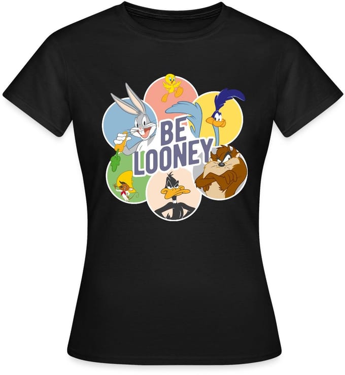 Looney Tunes Kaarakters Be Looney T-Shirt Dames