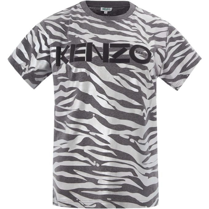 T-Shirt afdrukken dierlijk metaal Kenzo