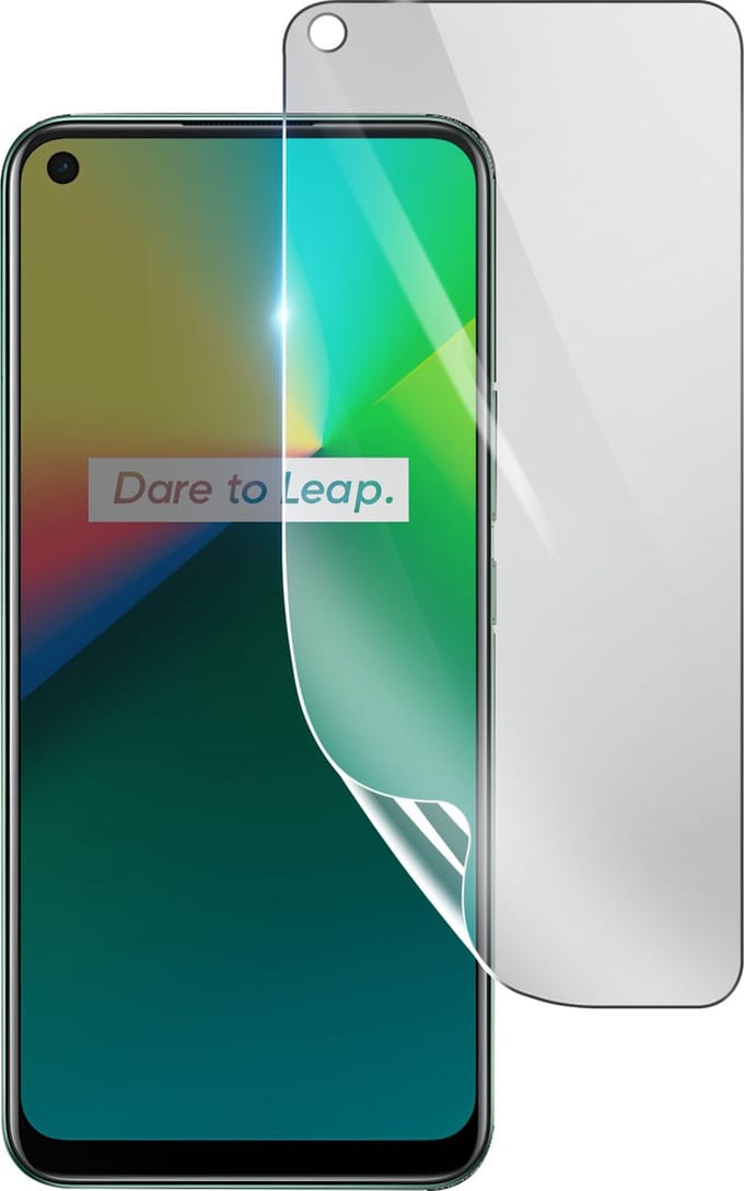 3mk, Geschikt voor Realme 7i, Schokbestendige Hydrogel Screenprotector, Transparant