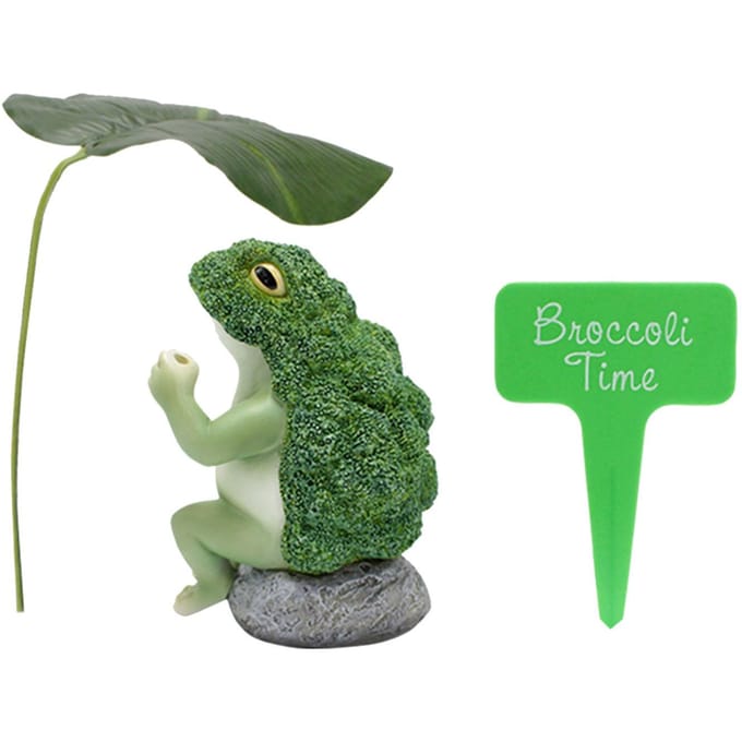 Innovatief Broccolikikker Ornament Patio Tuin Rotsentuin Hars Dier Landschapsdecoratie green
