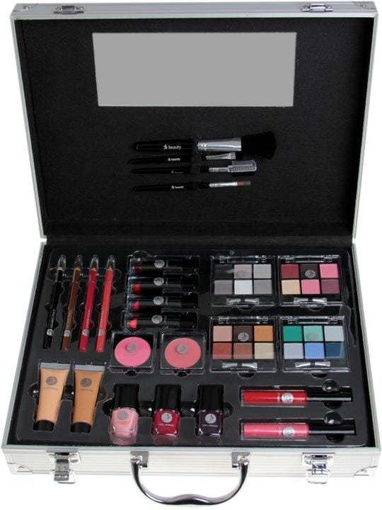 2K - Beauty Unlimited Train Case SET Complete Makeup Palette (L)