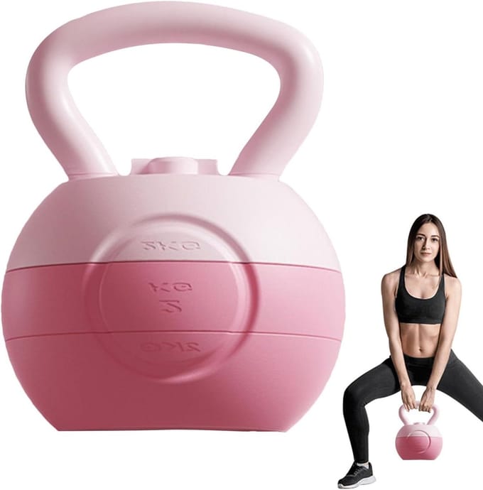 Verstelbare Kettlebell - Water Kettlebell - Thuis Trainen - Vullen met Water - 6kg - Zwart