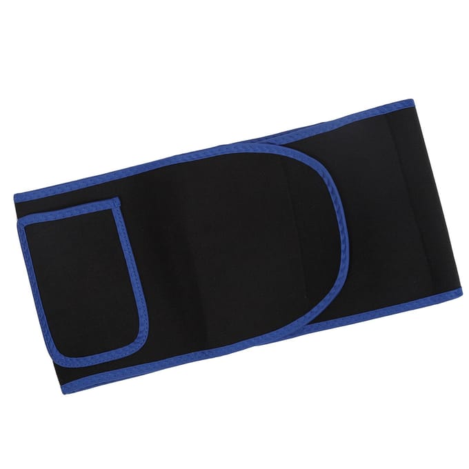 Taille Trainer Riem Elastisch Rubber Zweet Absorberende Taille Trimmer Riem voor Mannen Vrouwen Afslankend Lichaam black