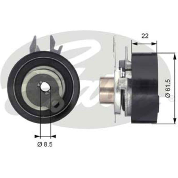 Tandriempoelie GATES T43061
