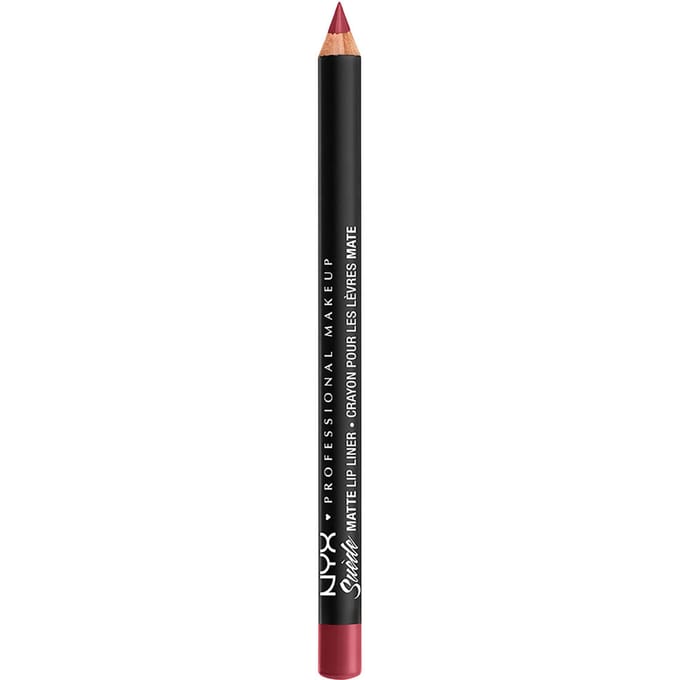 Nyx Professional Makeup Suede Matte Lip Liner - Cherry Skies - Mat Lippotlood - Rood
