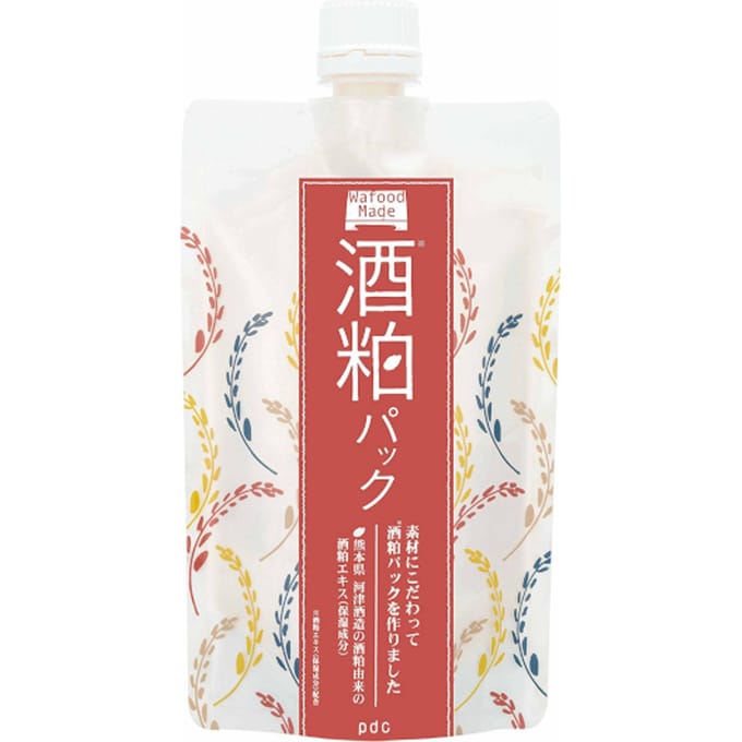Wafood Made Sake Kasu gezichtsmasker op basis van sake-bezinksel, 170 g