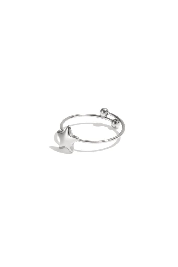 Little star ring - zilveren kleur