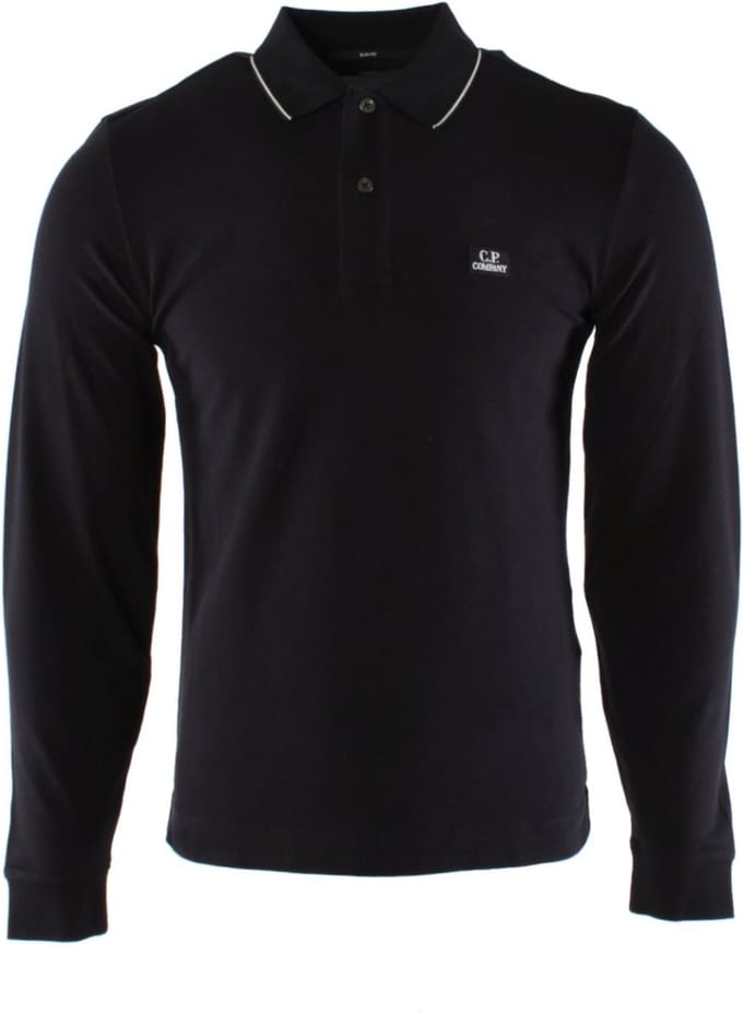 C.P. Company long sleeve polo maat S