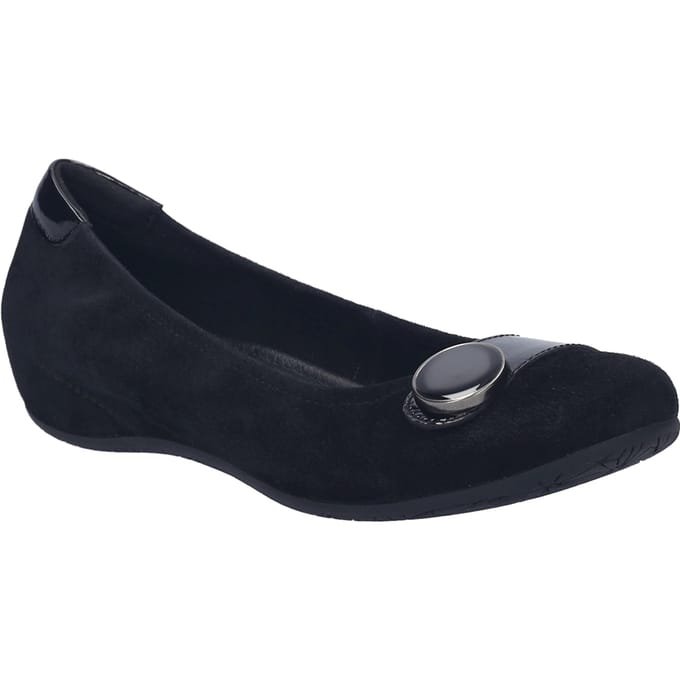 JOSEF SEIBEL Dames Ballerina Florina 06 in zwart