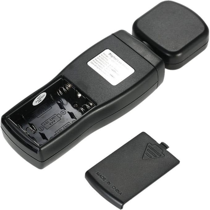SMART SENSOR Mini Digitale Lux Meter LCD Display Handheld Verlichtingsmeter Luminometer 0-200000 Lux zwart