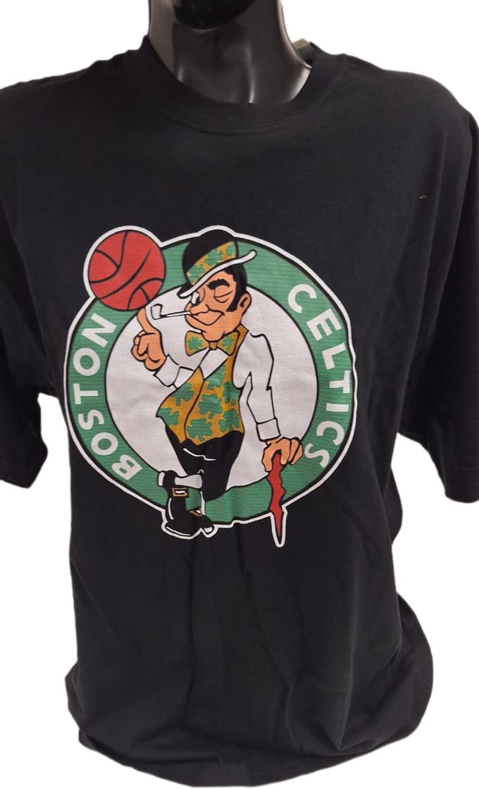 BOSTON CELTICS-TSHIRT-BLACK-XL