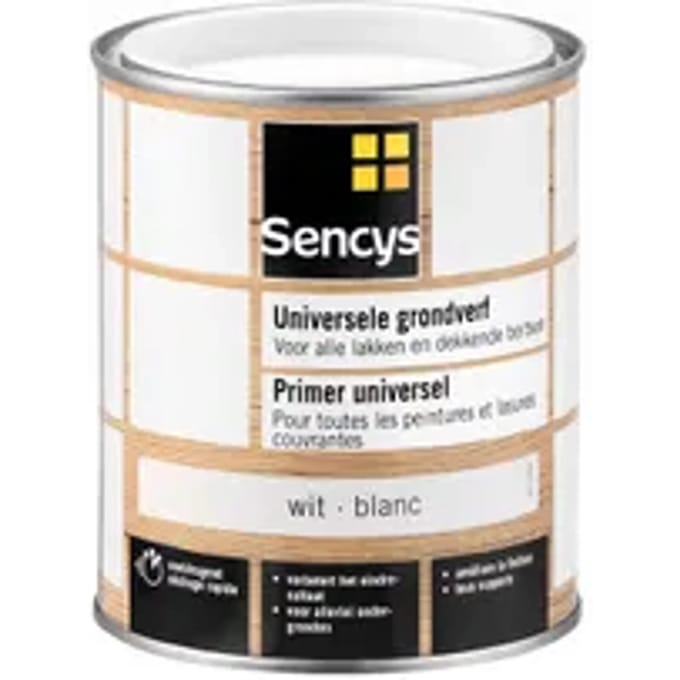 Sencys Universele Grondverf Wit 750ml