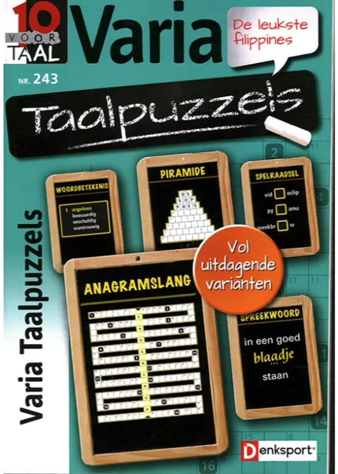 10 voor Taal Varia Taalpuzzels - 243 2025