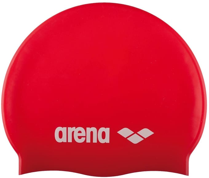 Arena Kinder Badmuts Classic Silicone Rood